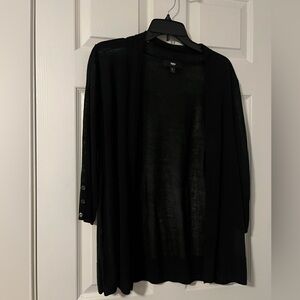 Mossimo thin cardigan with button sleeve detail